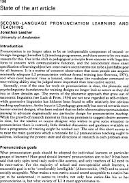 Break 'sociology' down into sounds : Second Language Pronunciation Learning And Teaching Language Teaching Cambridge Core