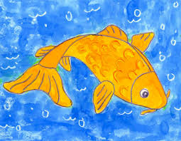 Touch device users, explore by touch or with swipe gestures. How To Draw A Koi Fish Art Projects For Kids