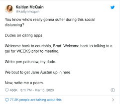 Covid 19 And In Quarantine A Collection Of Twitter Poems Meant To Woo From A Social Distance Kaitlyn Mcquin