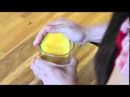 Peeling a mango with a pint glass is probably the easiest and fastest way to do it. How To Peel A Mango With A Glass Youtube