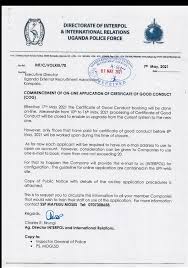 1,050 for the good conduct certificate. Uaera On Twitter Great News Policeug Has Commenced Online Application Of Certificate Of Good Conduct Each Applicant Will Now Be Required To Have An E Mail Address For Open Access Companies Will Now