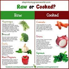 This contamination can occur at any point from the field to your table. 46 Raw Vs Cooked Vegetables Ideas Cooked Vegetables Vegetables Healthy