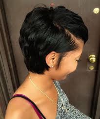 This levelled, layered bob hairstyle is a highly recommended solution for many black women. The Most Stunning Short Hairstyles For Black Women Natural Hair Styles Hair Styles Curly Hair Styles
