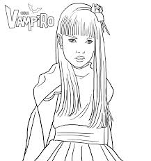Chica vampiro, de quoi ça parle ? Chica Vampiro Coloriage Juliette Vladimoff De Chica Vampiro