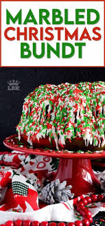 Looking for an easy holiday treat that everyone will love? Marbled Christmas Bundt Cake Lord Byron S Kitchen