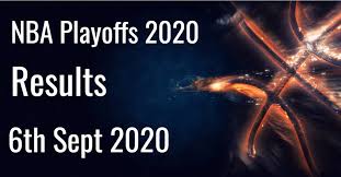 Here you can find all daily nba game highlights in one place : Nba Playoffs 2020 Results 6th September Nba Basketball