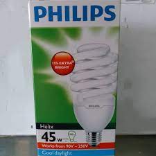 Lampu led (light emitting diode) pada saat ini sudah populer dan banyak digunakan. Lampu Philips 45 Watt Helix Lampu Spiral Tornado Jumbo Shopee Indonesia