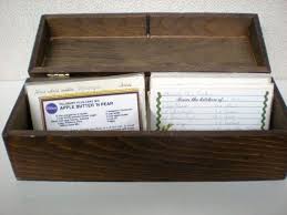 Double Recipe Box Wood Wooden Kitchen Recipe Boxes Storage Etsy 4x6 Recipe Box How To Double A Recipe Recipe Box