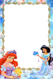 frame png file disney frames disney scrapbook disney princess letter