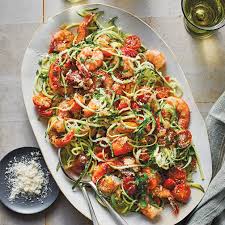 Easy Shrimp Scampi With Zucchini Noodles Recipe Mediterranean Recipes Mediterranean Diet Recipes Easy Shrimp Scampi