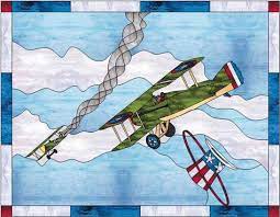 Pin On Transportation Air Space Stained Glass