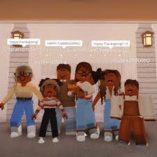 The bloxburg mother of 4 children returns with their thanksgiving special!!! Akeila Roadto1million On Twitter Happy Thanksgiving From Our Bloxburg Family To Yours Bye That Was So Corny
