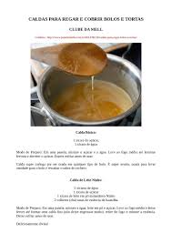 Calda De Abacaxi Para Molhar Bolo Caldas Para Molhar E Para Cobrir Bolos Receitas Bolo Calda Para Molhar Bolo