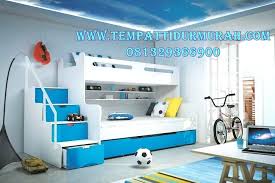 Gambar Tempat Tidur Tingkat Anak Laki Laki Minimalis Biru Tempat Tidur Tingkat Anak Laki Laki Minimali Tempat Tidur Tingkat Ranjang Tingkat Tempat Tidur Loteng