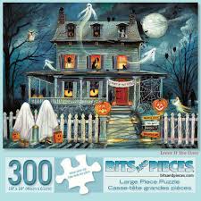 Bits And Pieces 300 Piece Puzzles Bits And Pieces 300 Large Piece Puzzle Enter If You Dare By Ruane Manning Bitsandp Halloween Jigsaw Puzzles 300 Pieces Jigsaw Puzzle Large Puzzle Pieces