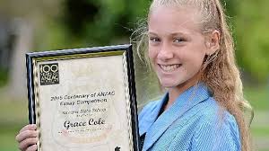 Grace in awe of sacrifice and bravery