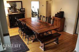 Extension table has room for one or two leaves that fit between the opened halves of the top. Dining Room Tables With Extension Leaves Ideas On Foter