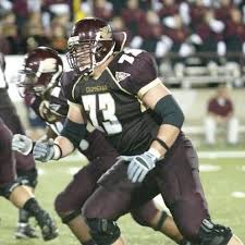 Joe Staley At Cmu Good Luck In The Super Bowl This Weekend Joe Football Helmets Football Central Michigan University