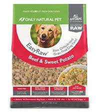 Only Natural Pet Easyraw Dog Food Raw Grain Free Dehydrated Beef Sweet Potato Dog Food Recipes Dehydrated Dog Food Grain Free Dog Food