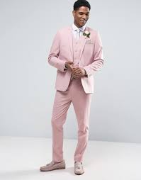 Well firstly, it's time to ditch the idea that pink makes men look effeminate. How To Wear A Bold Colored Suit On Your Wedding Day Chic Vintage Brides Chic Vintage Brides