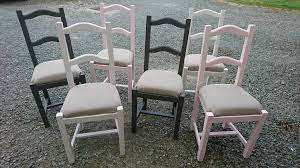 35 euros le lot de quatre chaises rustiques et de bonne. Moderniser Une Chaise En Paille Chez Mymy 79