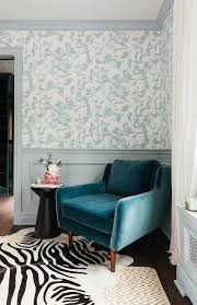 See more ideas about zebra living room, living room, zebra decor. Blue Velvet Accent Chair On Zebra Cowhide Rug Transitional Bedroom