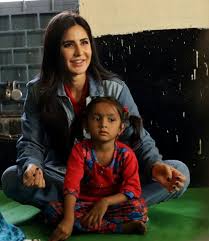 Katrina Kaif Interacts With A Girl During A Visit Organised By Ngo Educate Girls To Support Girl Child Education In Dha Girls Education Katrina Kaif Katrina