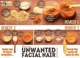 Known for centuries in indian culture, today this recipe is one of the most used home remedies to remove unwanted facial hair and impurities from the skin. Hirsutism 6 Home Remedies Remove Excessive Facial Hair Unwanted Facial Hair Homemade Remedies Facial Hair