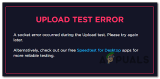 How to Fix Socket Error Occurred on SpeedTest - Appuals.com