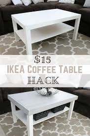Use it as an accent piece in the living room, library, bedroom, waiting areas, or hallways of you home. Ikea Lack Coffee Table Hack Simply Beautiful By Angela