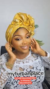 Side ruffle damask 💛🥰, Unique and beautiful , #turbanvendorinlagos  #turbaninnigeria , #turbanstyle