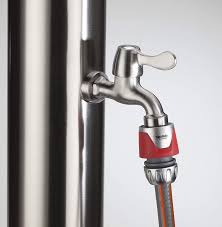Westfalia Wasserwelten Wasserzapfsaule Aus Edelstahl Mit 2 Auslaufhahnen Amazon De Garten In 2020 Corkscrew