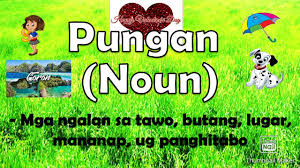 Noun Bisaya Ll Pungan Ll Pangngalan Youtube