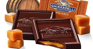 The new bourbon caramel squares rolled out to coincide with the event. Ghirardelli Dark Chocolate Bourbon Caramel Review
