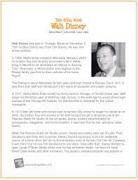 Walt Disney | Printable Biography