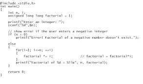 Learn c programming, data structures tutorials, exercises, examples, programs, hacks, tips and tricks online. C Program To Find Factorial Of A Number