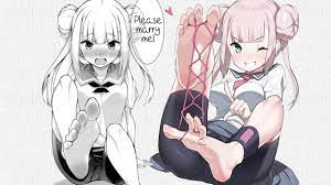THERE'S A FOOT FETISH MANGA - YouTube