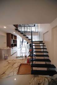 The front room of the maisonette was turned into a formal dining space. Butterpaperstudio Reno Towner Maisonette Staircase