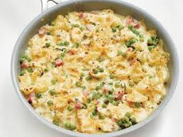 Skillet Pasta With Ham And Peas Recipe Ham Pasta Food Network Recipes Skillet Pasta
