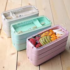 Eco Friendly Sustainable Reusable Wheat Straw Bento Lunch Box Etsy In 2020 Lunch Box Containers Bento Box Bento