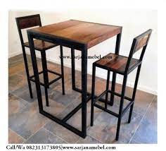 set meja kursi bar murah industrial www sarjanamebel com set meja kursi bar murah industrial menggunakan bahan ba tabouret bois table haute mobilier de salon