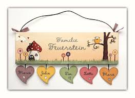 Turschild Namensschild Eule Mit Herz In Pastell Turschilder Turschild Holz Tur Namensschilder
