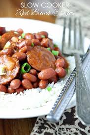 Slow Cooker Red Beans And Rice Recipe Slow Cooker Red Beans Slow Cooker Pasta Dishes Red Beans