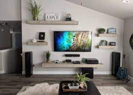 Shelving Wall Art Ideas Living Room Entertainment Center Floating Shelves Living Room Living Room Entertainment
