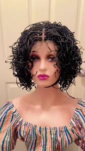 Micro Bob Box Braids Curly Ends