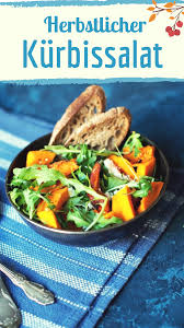 Herbstlicher Kurbissalat Mit Feta Und Rucola Rezept Kurbissalat Rezepte Vegetarisches Hauptgericht