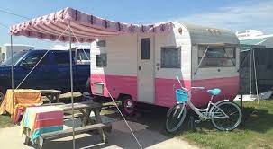 How To Repair Or Replace A Pole And Rope Awning Camper Awnings Vintage Camper Remodel Vintage Camper