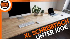 Schreibt es mir in die. Xl Schreibtisch Fur 100 Selber Bauen Fur Anfanger Youtube