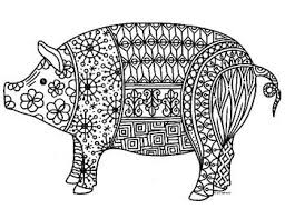 Such plenty of fun they can have and share with the other kids. 8 Pigs Ideas Zentangle Animals Pig Drawing Coloring Pages