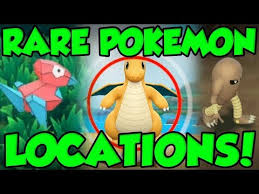 Rare Pokemon Locations In Pokemon Lets Go Pokemon Lets Go Pikachu Rare Pokemon Guide